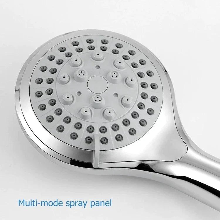 Mandotos high-pressure handheld shower with 5 spray modes and flexible hose, ideal for versatile bathroom use