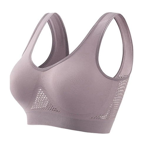 Mandotos high-strength anti-sag sports bra for women, ideal for yoga and running, with supportive design and moisture-wicking fabric.