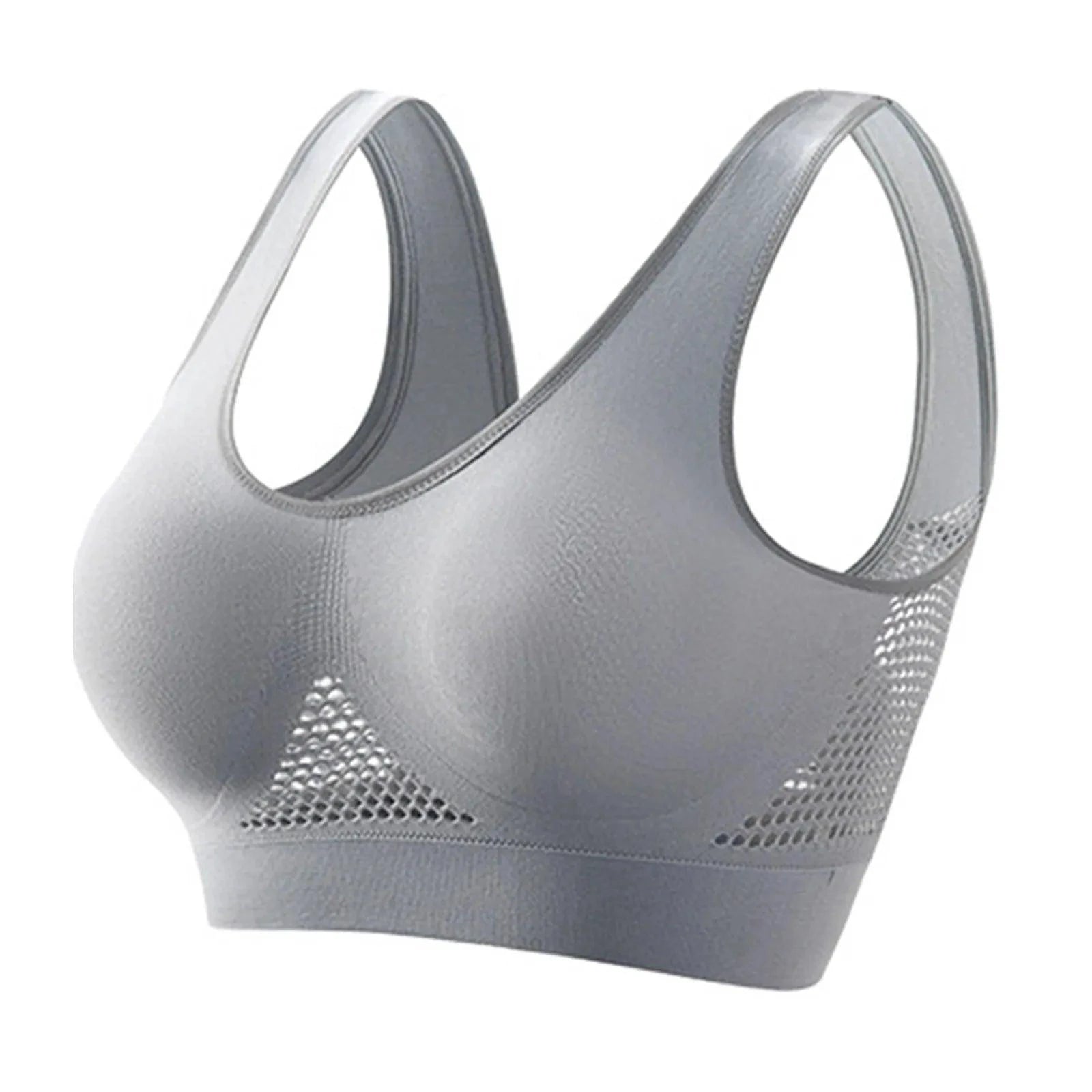 Mandotos high-strength anti-sag sports bra for women, designed for yoga and running, with supportive fit and breathable fabric.