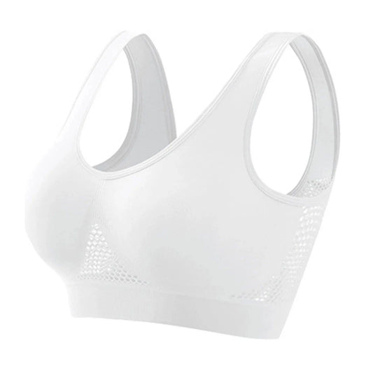 Mandotos high-strength anti-sag sports bra for women, designed for yoga and running, with supportive fit and moisture-wicking fabric.