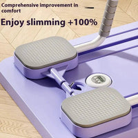 Mandotos abdominal wheel fitness board for household workouts, featuring a sturdy frame and textured grip for core exercises.