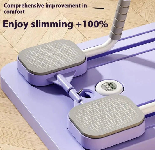 Mandotos abdominal wheel fitness board for household workouts, featuring a sturdy frame and textured grip for core exercises.