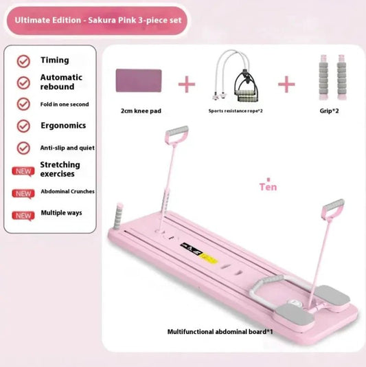 Mandotos household abdominal wheel fitness board for core strengthening and abdominal workouts. Compact exercise equipment.