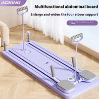 Mandotos household abdominal wheel fitness board for core strengthening and exercise, with textured grip handles and sturdy construction.