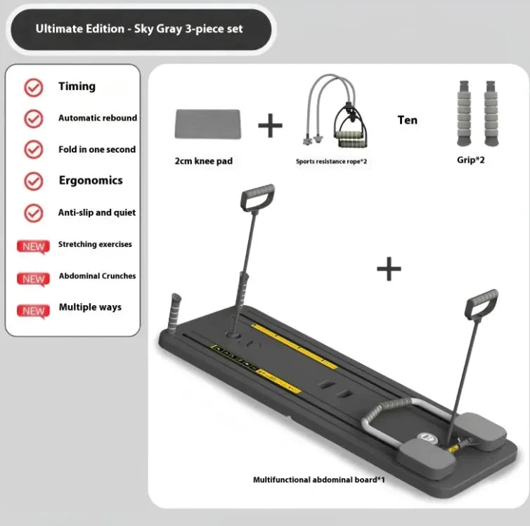 Mandotos household abdominal wheel fitness board for core strengthening and abdominal workouts, featuring a durable design.