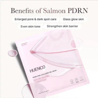 Mandotos Hydrating Collagen Facial Mask lying on a white surface, showing its soft, moist sheet with collagen infusion for skin hydration
