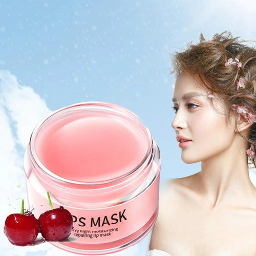 Mandotos Hydrating Lip Mask for overnight nourishment, 20g jar with creamy texture and moisturizing ingredients.