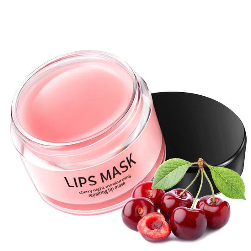Mandotos hydrating overnight lip mask in 20g jar, nourishing lip treatment with a smooth, glossy finish and softening properties.