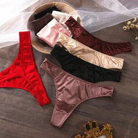 Mandotos ice silk women's low waist seamless panties, quick-drying, breathable, skin-friendly lingerie underwear.