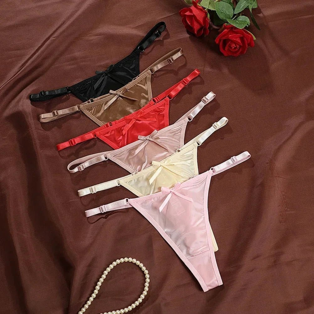 Mandotos Ice Silk women's low waist seamless panties, quick-drying, skin-friendly breathable lingerie underwear, intimate briefs