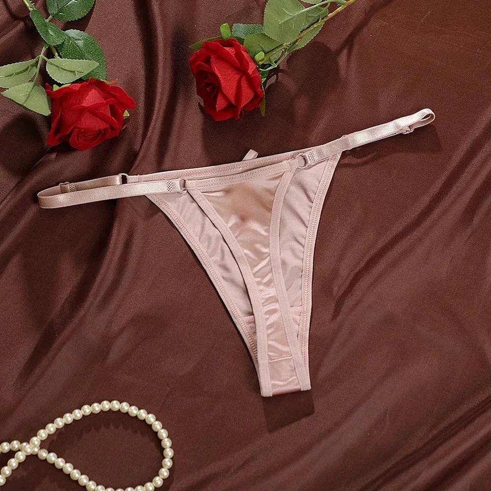 Mandotos Ice Silk women's low waist seamless underwear, quick-drying, breathable, skin-friendly lingerie briefs.