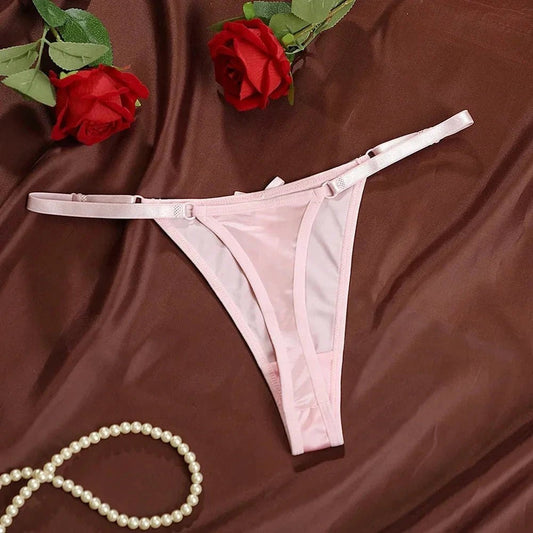 Mandotos Ice Silk women’s low waist seamless panties, soft, breathable, quick-drying lingerie underwear in skin-friendly fabric.