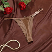 Mandotos Ice Silk women's low waist seamless panties, quick-drying, breathable, skin-friendly lingerie underwear.