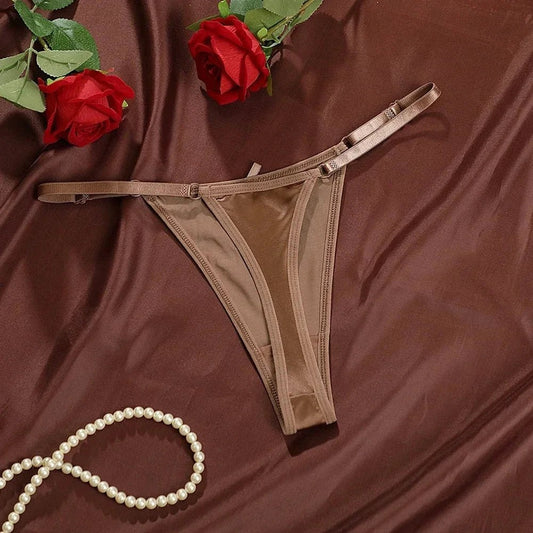 Mandotos Ice Silk women's low waist seamless panties, quick-drying, breathable, skin-friendly lingerie underwear.