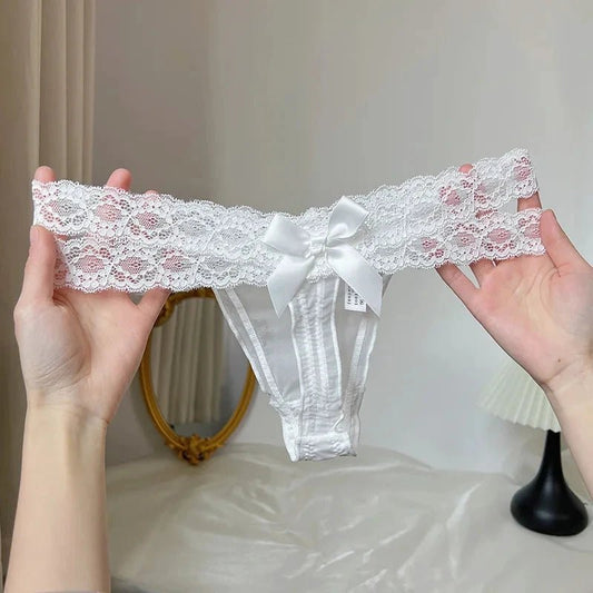 Mandotos Ice Silk women's low waist seamless panties, quick-drying, breathable, skin-friendly lingerie underwear.