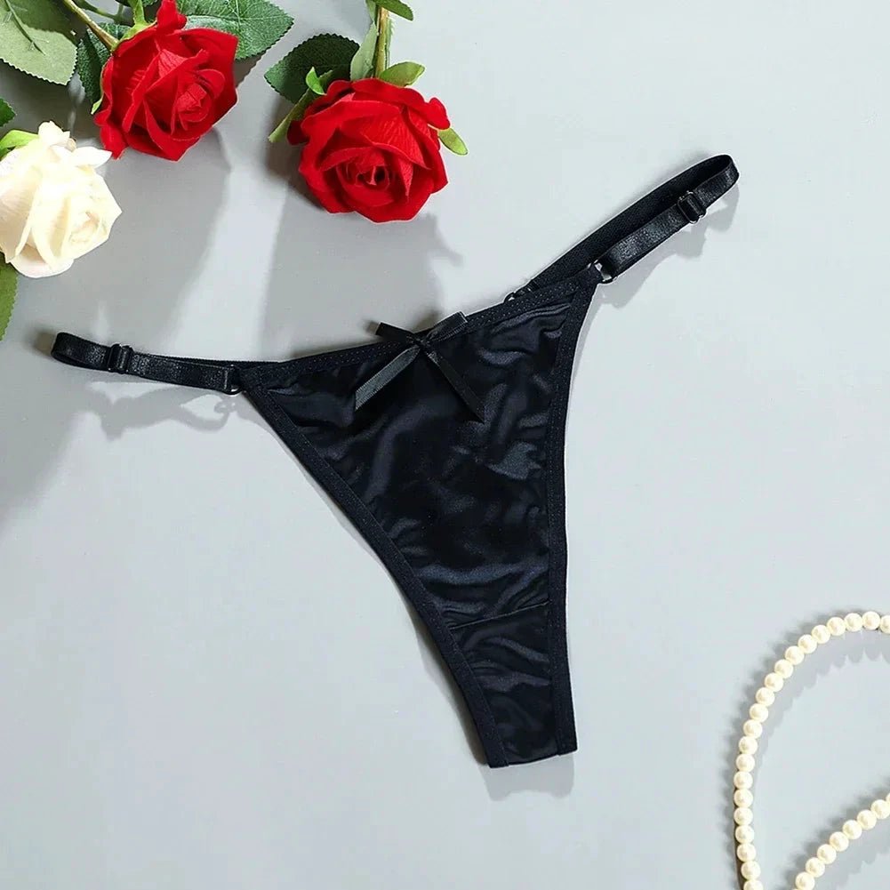 Mandotos Ice Silk women's low waist seamless panties, quick-drying, breathable, and skin-friendly lingerie underwear.