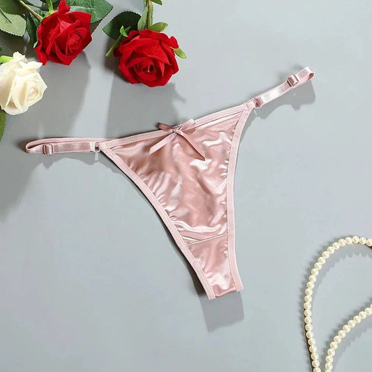 Mandotos Ice Silk women's low waist seamless panties, quick-drying, breathable, skin-friendly lingerie underwear.