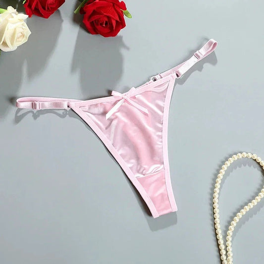 Mandotos Ice Silk women's seamless low waist panties, quick-drying, skin-friendly, breathable underwear with smooth fabric.