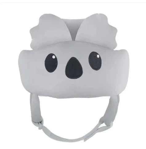 Mandotos infant safety mesh cap with breathable mesh fabric and adjustable strap, designed for gentle head protection for babies.