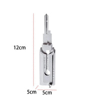Mandotos International stainless steel 1-4pcs SS001 key decoder tool pickup hand tool kit for lock maintenance and repair.