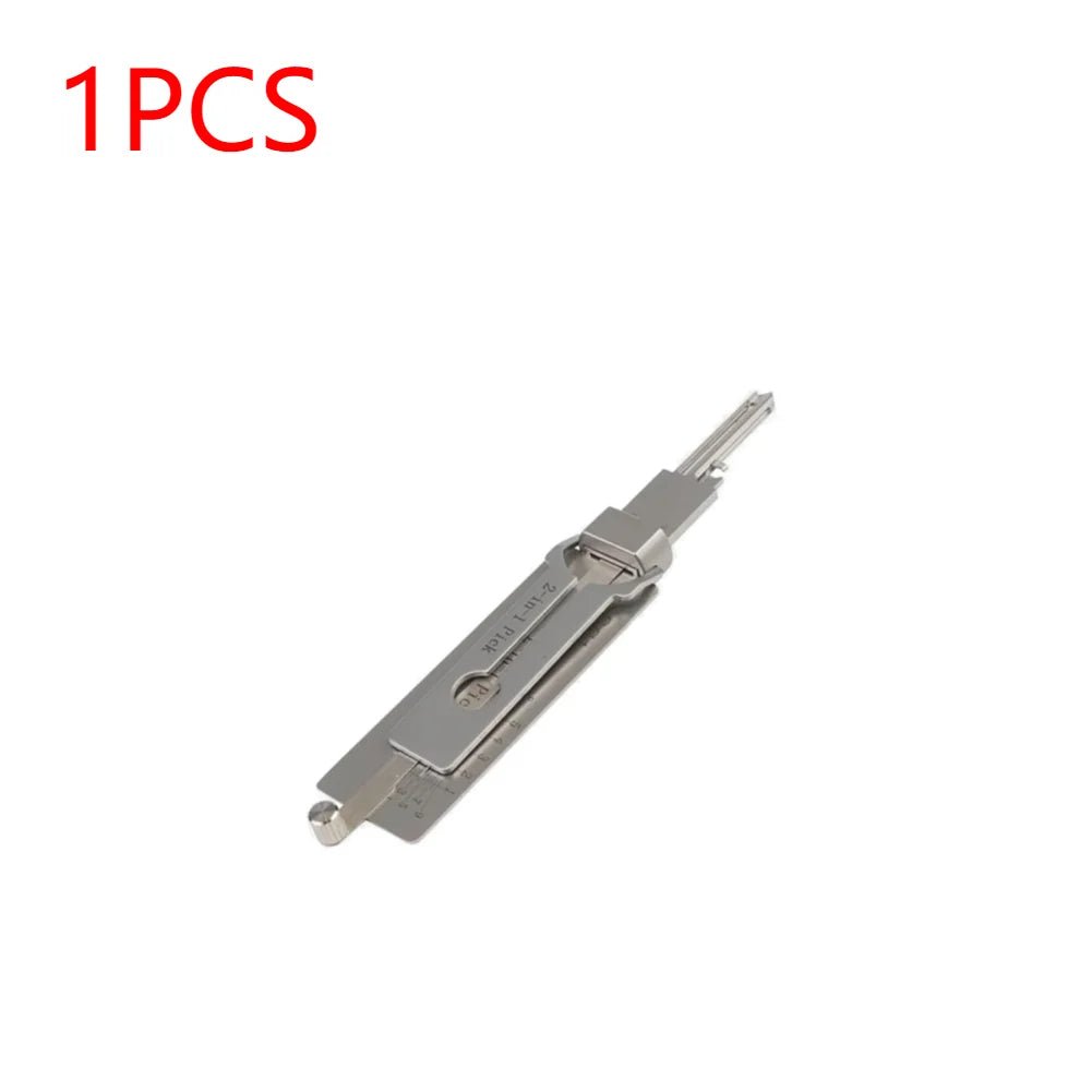 Mandotos International stainless steel 1-4pcs SS001 key decoder tool pickup hand tool kit for lock maintenance and repair.