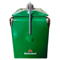 Mandotos International 13L iron square cooler for camping, beach, outdoor parties, travel, BBQ, RV, and wedding use.