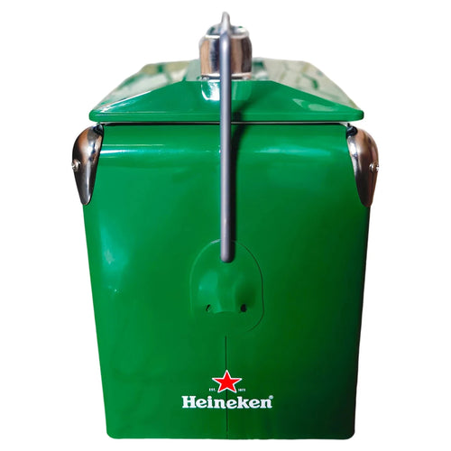 Mandotos International 13L iron square cooler for camping, beach, outdoor parties, travel, BBQ, RV, and wedding use.