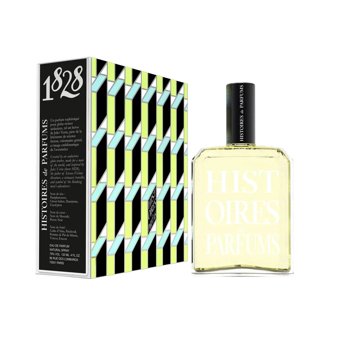 1828 Oceanic Citrus Eau de Parfum bottle by MANDOTOS INTERNATIONAL, with a sleek design and fresh citrus scent.