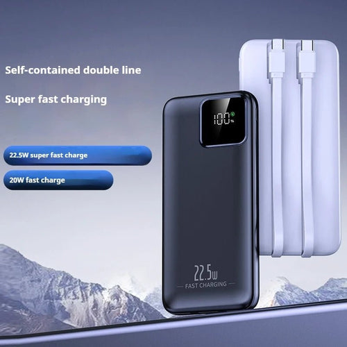 Mandotos International 20000mAh fast charging power bank with digital display and USB port for portable device charging