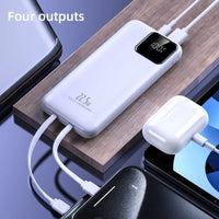 Mandotos International 20000mAh fast charging power bank with digital display and USB port for portable device charging