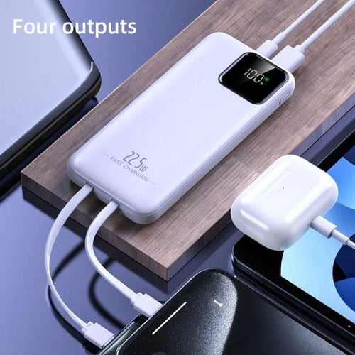 Mandotos International 20000mAh fast charging power bank with digital display and USB port for portable device charging
