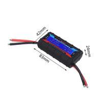 Mandotos International 200A DC LCD Power Analyzer measuring RC batteries and solar power with digital display