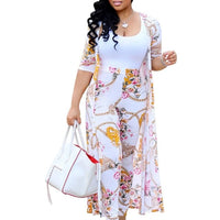 Mandotos International women's two-piece cardigan set featuring a stylish, casual, and sexy outfit for 2025.