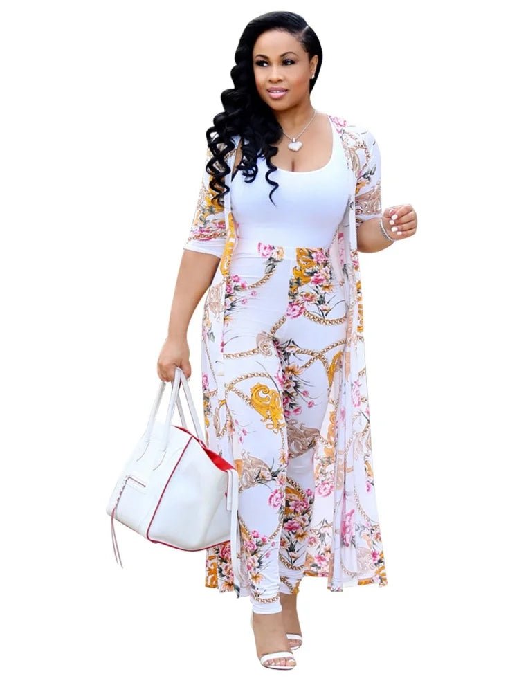 Mandotos International women's two-piece cardigan set featuring a stylish, casual, and sexy outfit for 2025.