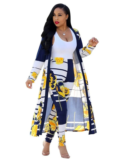 Mandotos International 2025 women's two-piece cardigan set, casual and sexy outfit, featuring a matching sweater and skirt.