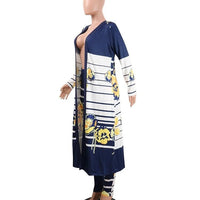 Mandotos International 2025 women's two-piece cardigan set, casual and sexy outfit with a stylish cardigan and matching bottom.