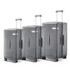 Mandotos International 2026 Business Travel 3-piece waterproof lightweight hard shell luggage set with wheels and telescopic handle