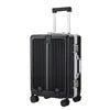 Mandotos International 2026 US Warehouse 20-24 inch zipperless aluminum frame hard shell travel suitcase with front opening design