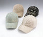 Sparkle rhinestone studded adjustable baseball cap for women and men, outdoor sport sun hat by MANDOTOS INTERNATIONAL.