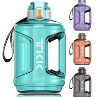 Mandotos International 2L BPA-free Tritan water bottle with custom logo and straw for gym use