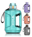 Mandotos International 2L BPA-free Tritan water bottle with custom logo and straw for gym use