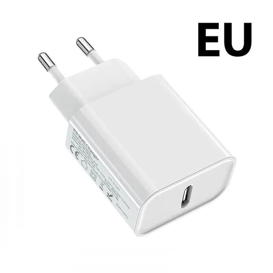 Mandotos International 40W PD fast charger for iPhone 11-16 Pro Max and iPad Air with USB-C and Quick Charge technology.