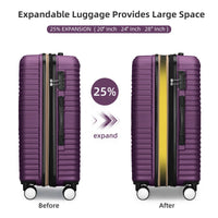 Mandotos International 5-piece family travel luggage set with vanity case, featuring elegant, portable, impact-resistant suitcases.