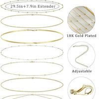 8-piece gold-plated waist chain set with beaded, sequin, CZ coin accents, adjustable belly belt jewelry by MANDOTOS INTERNATIONAL.