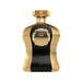 Afnan Highness Black EDP for Her 3.4 oz by MANDOTOS INTERNATIONAL, featuring a sleek black perfume bottle with elegant design.