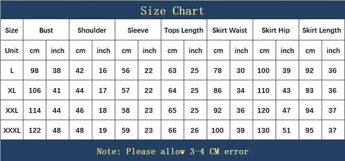Mandotos International African 2-piece women’s outfit with dashiki top and skirt, plus size gown for wedding or party occasions.