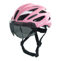 Mandotos International AIDY-PRO youth cycling helmet with goggles, adjustable fit and ventilation for safe, comfortable biking.