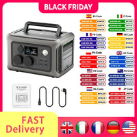 Allpowers R600 portable power station by Mandotos International with 299Wh LiFePO4 battery and two 600W AC outlets.