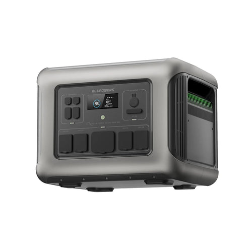 MANDOTOS INTERNATIONAL ALLPOWERS R600 portable power station with 299Wh LiFeP04 battery and two 600W AC outlets.