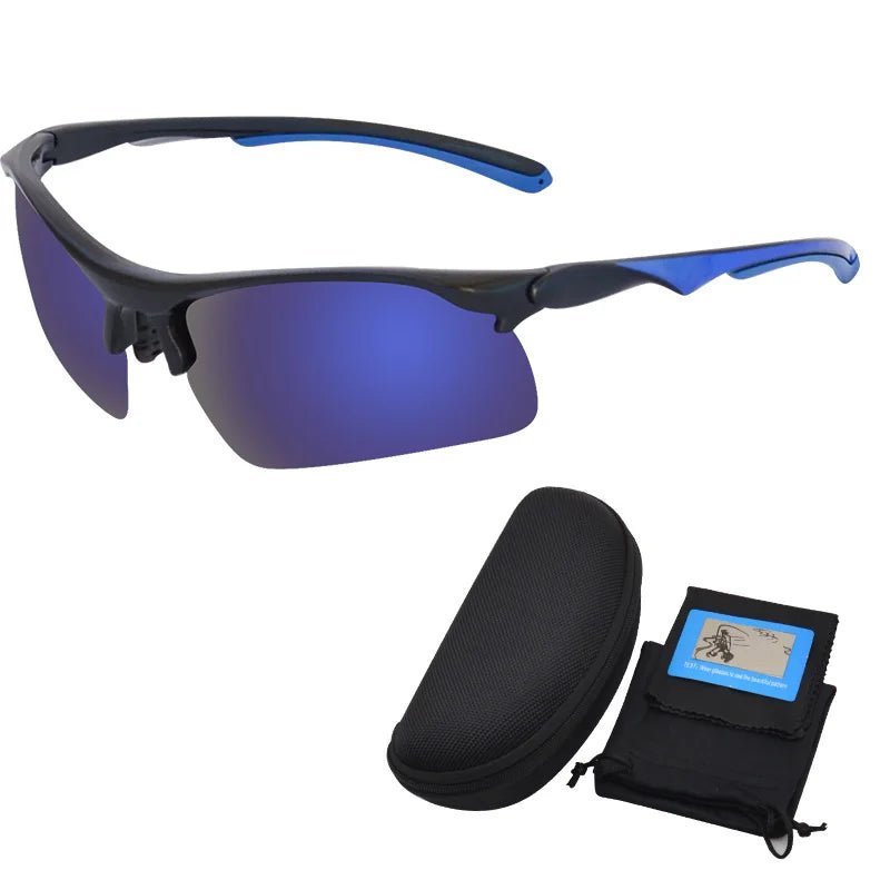 Mandotos International Anlorr polarized sport sunglasses for men, cycling and bike riding, with sleek sporty design and tinted lenses.